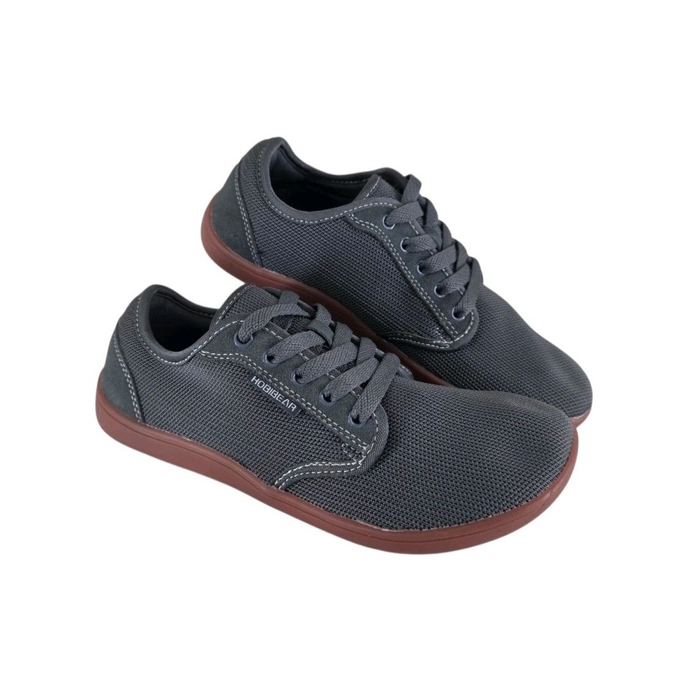 Hobibear Barefoot Shoes GS6968 Minimalist Grey Wide Toe Box Mesh Womens 7.5 38